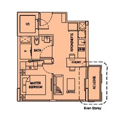 The Hillford (D21), Apartment #619443001